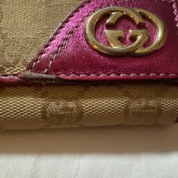 Gucci GG Canvas New Britt Long Wallet W/ COA - Picture 4 of 9